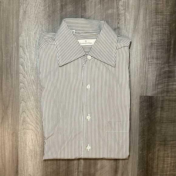 Ermenegildo Zegna Long Sleeve Button Down - Large (15.5) - Picture 1 of 5